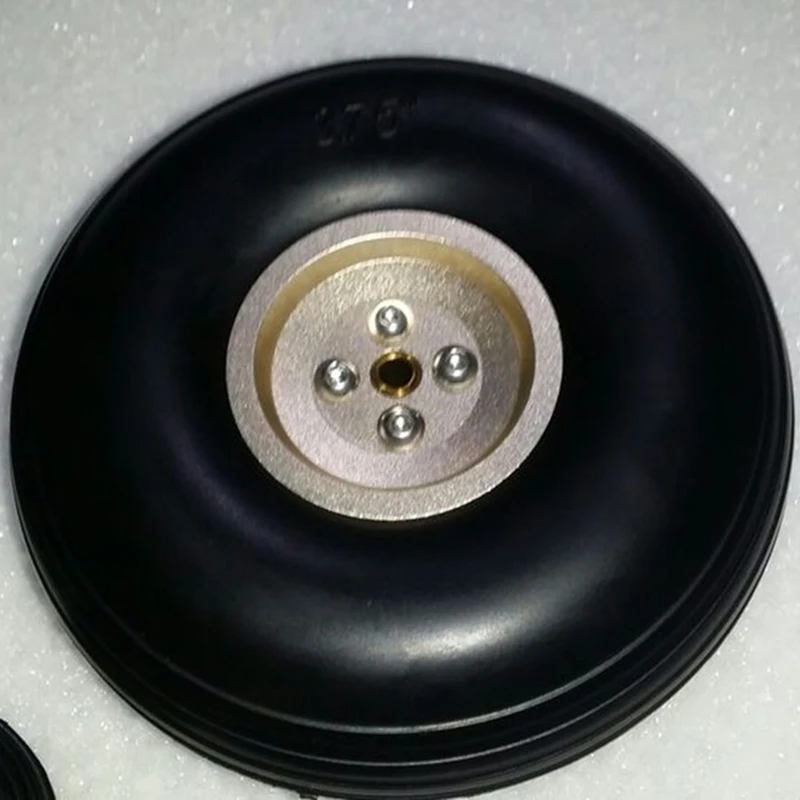 PU-wiel met aluminium naaf 2 stuks voor rc vliegtuig hobbyaandwielaccessoires
