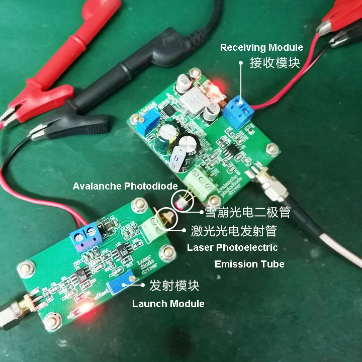 Faser Laser Emission Modul Photodiode Stick Platine Signal Umwandlung