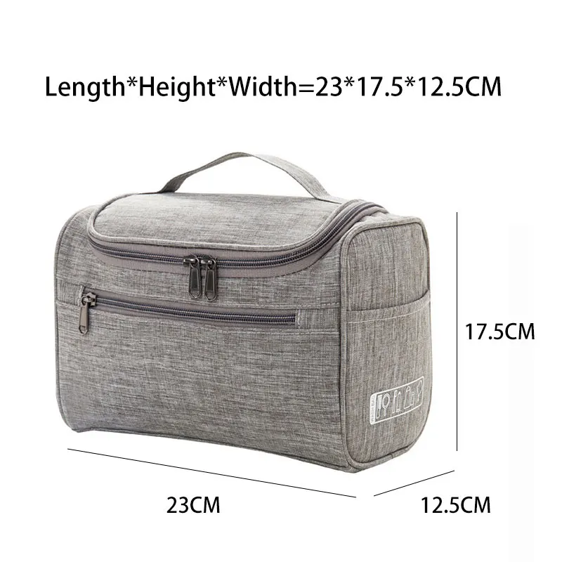 Women Cosmetic Bag Large Capacity Storage Bag Portable Travel Hook Up Brush Bags Toiletry Bag Organizer Hanging Storage Bag