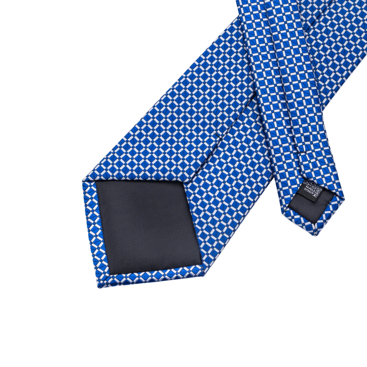 Cravate avec poches et boutons de manchette carrés pour hommes, ensemble Design Hi-Tie, bleu Royal, nouvelle collection SN-1518, 2017