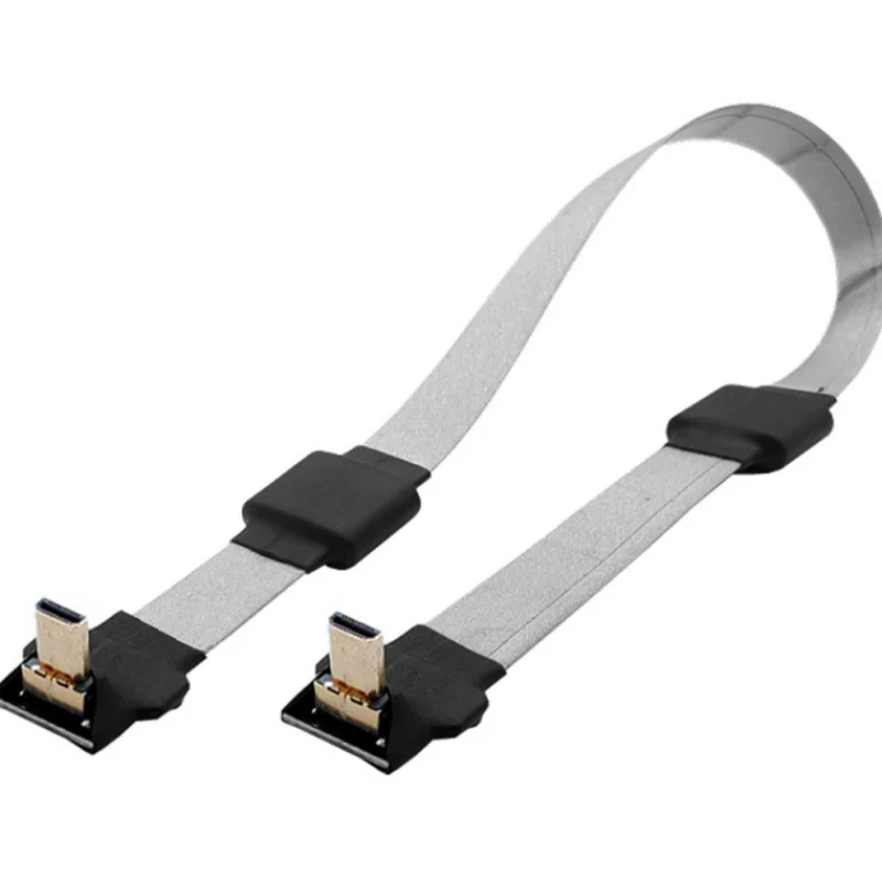 0.8m micro hd-compatível acima do homem do ângulo para mini/micro hd fpc cabo plano anti-interferência multicopter fotografia aérea