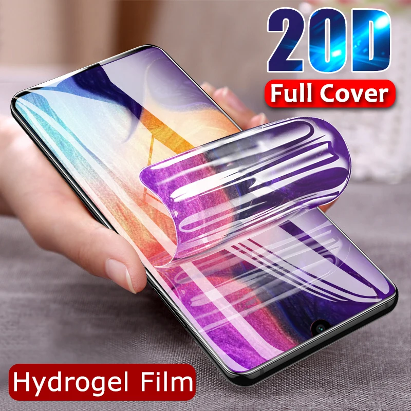 Screen Protector for Samsung A50 A30 A10 M10 M20 Hydrogel Film 9H Phone Film for Galaxy A70 A40 A20 M30 C5 C7 C8 C9 Pro