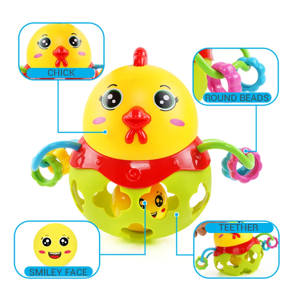 Baby Rasseln Spielzeug Cartoon Hand Weiche Klopfen Ausbildung Greifen Fähigkeit Rassel Frühen Pädagogisches Spielzeug Für Kind Hand Glocke Baby Spielzeug