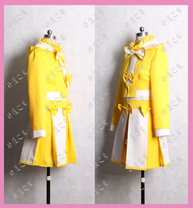 Momoiro Clover Ariyasu Momoka Yellow Dress Costume Adult Women Halloween Carnival Party Christmas Skirt Suit Cosplay