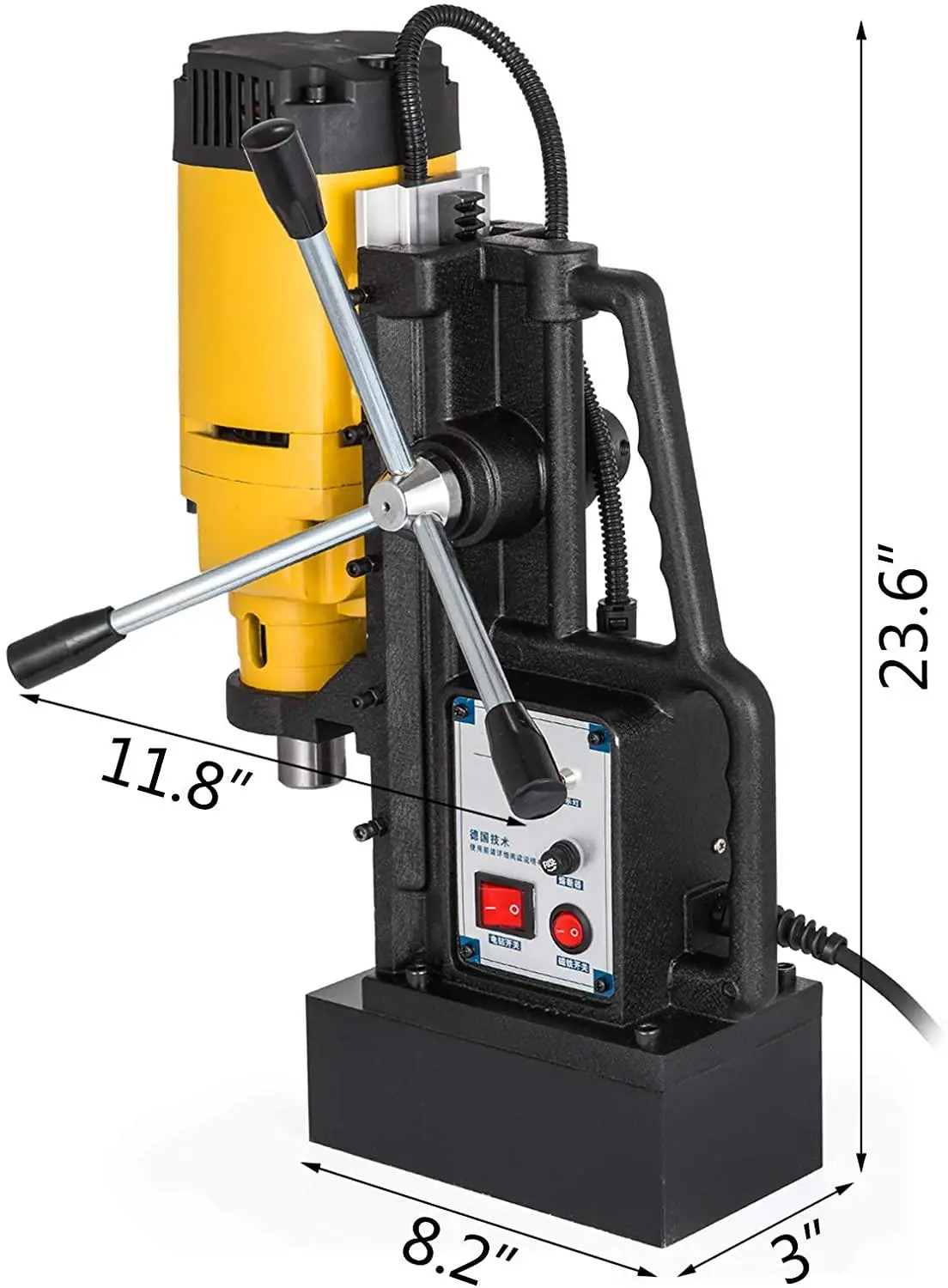 MB-23 Magnetic Drill 1-23mm Magnetic Base Drill Press Magnet Force Tapping Magnetic Drill (MB-23)