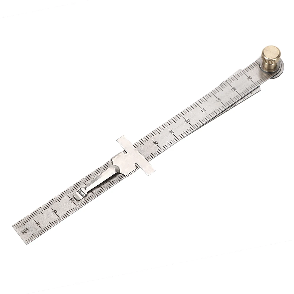 NICEYARD Stainless Steel Wedge Taper Ruler Bore Measurement Feeler Gauges Accessories for Drill Hole 1-150mm