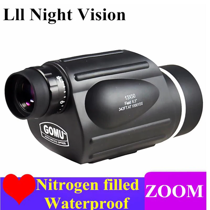 

Powerful HD Telescope Monocular 10-30X50 Zoom Bird Watching Waterproof Binoculars Lll Night Vision High Quality For Hunting