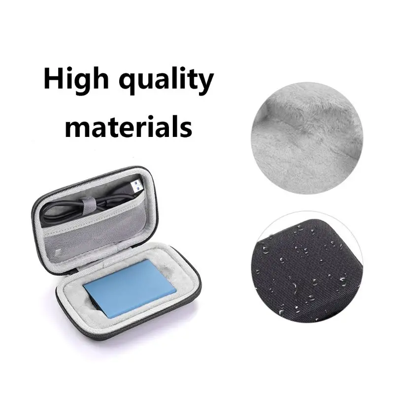 เก็บกระเป๋ากล่องกรณีฝาครอบ Hard Shell กันกระแทกสำหรับ Samsung T1 T3 T5แบบพกพา250GB 500GB 1TB 2