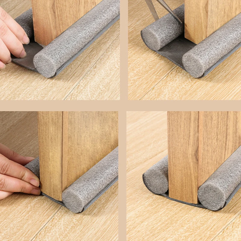 مرنة تحت الباب مشروع الحرس سدادة الصوت برهان تقليل الضوضاء الباب أسفل ختم طوق الشريط مانع الغبار الرياح حامي