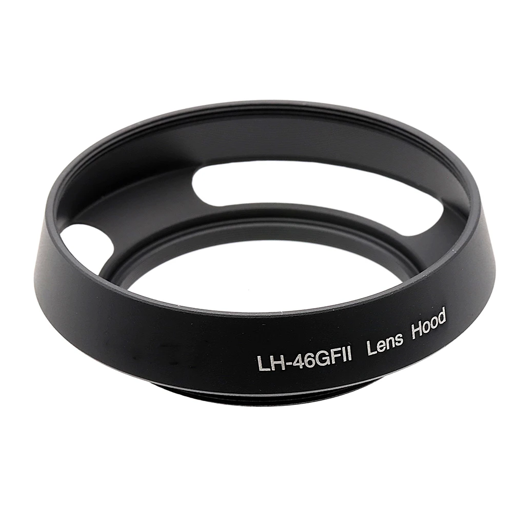 LH-46GFII Capa de lente de metal para lentes Panasonic Lumix G 20mm f1.7 II ASPH e G 14mm f2.5 ASPH