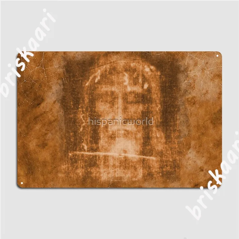 The Shroud Of Turin Holy Face Crucifix Crosses Jesus Passion Metal Signs Living Room Printing Painting Décor Tin sign Posters