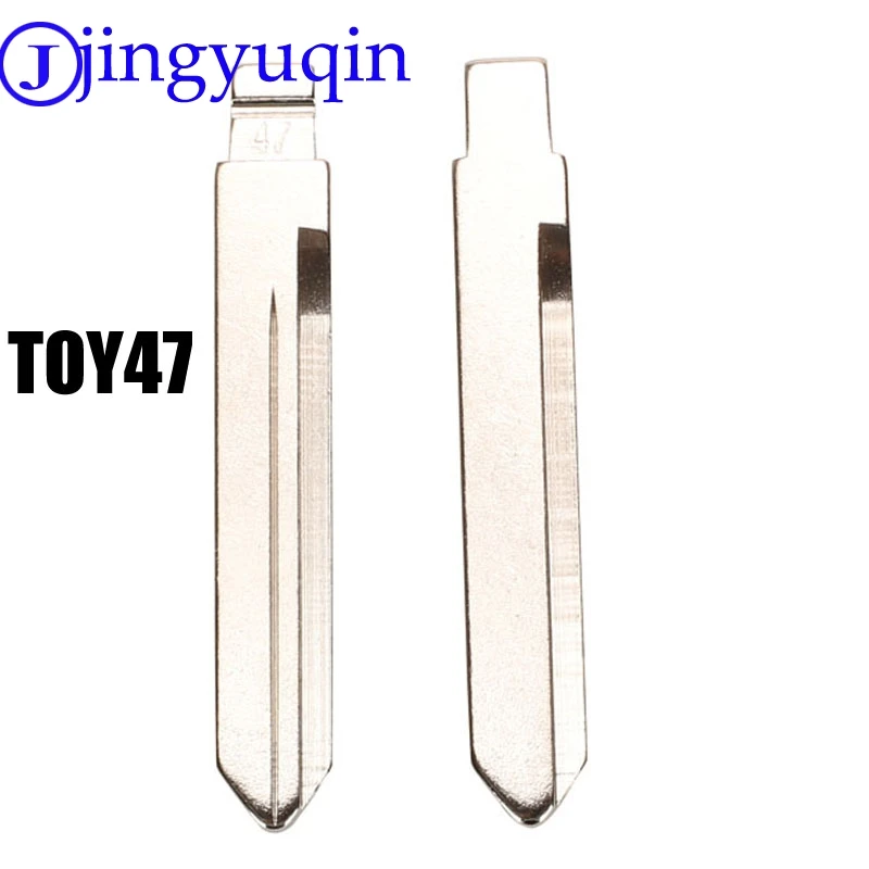 

jingyuqin Toy47 For Toyota Corolla Key Blade Remote Control Flip Blade KD Remote Uncut Blade Blank