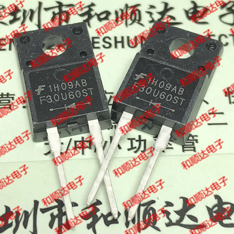 10 قطعة/الوحدة FFPF30U60ST F30U60ST الأسهم الجديدة TO-220F 600V 30A