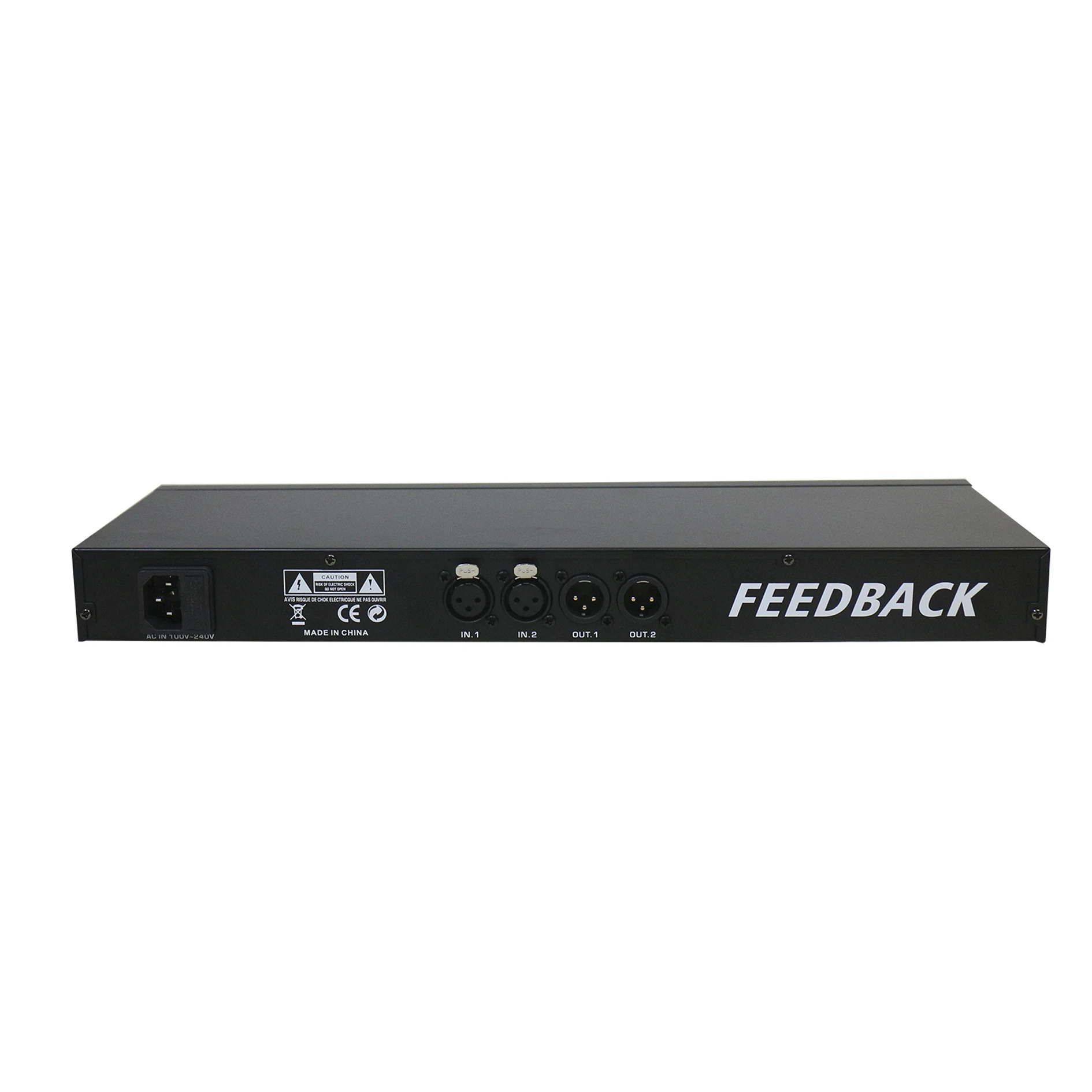 Professionelle Feedback Suppressor Dual 2 Kanal Professionelle Digitale Audio Sound Prozessor Pro Audio