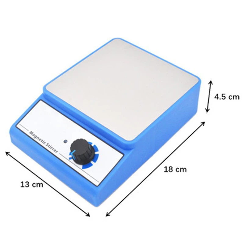 Agitateur magnétique en acier inoxydable, centre commercial avec barre d'arrête, équipement de laboratoire, expérience de laboratoire, GDeals, 3000ml