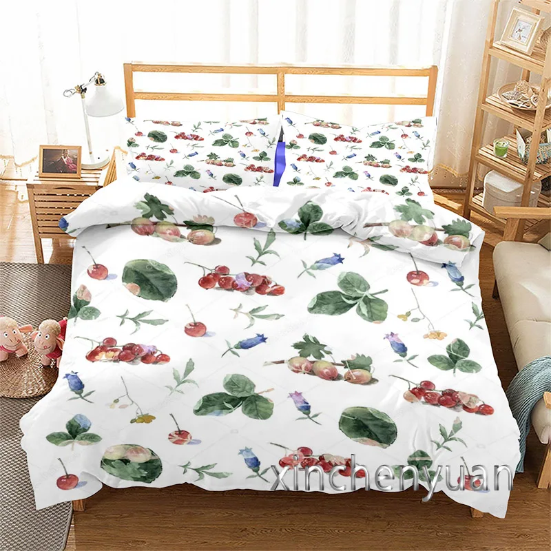 Beautiful Pattern 3D Printed Duvet Cover Set Twin Full Queen King Size Bedding Set Bed Linens Bedclothes for Young K30