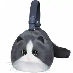 Borsa per gatti carina imitazione di alta qualità con borsa a tracolla a spalla super fuoco Garfield cat di grande capacità per donna