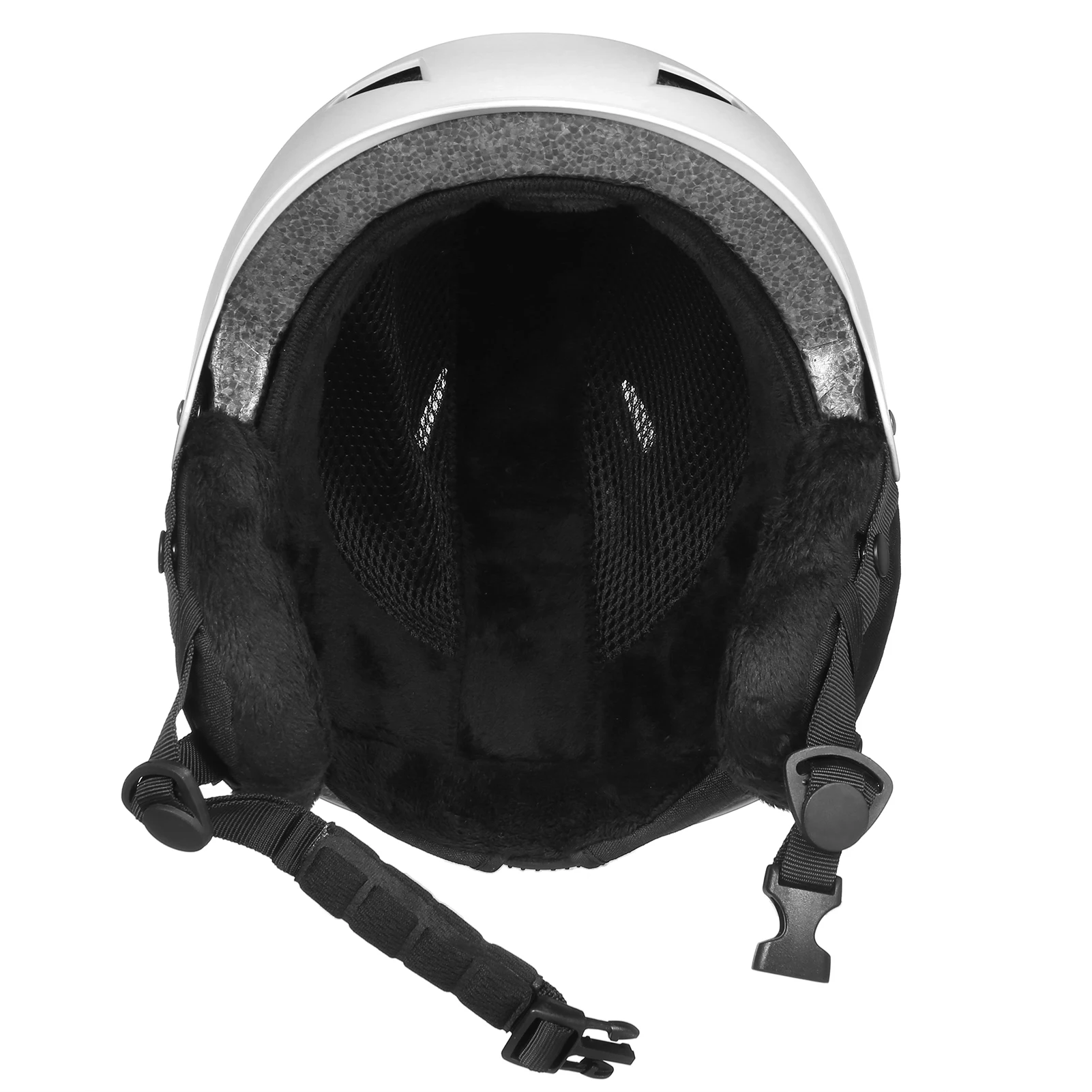 Snow Helmet with Detachable Earmuff Men Women Snowboard Helmet with Goggle Fixed Strap Safety Skiing Helmet Skiing Sports Helmet