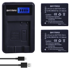 Batamx DMW-BCF10 DMW-BCF10E DMW-BCF10PP Camera Battery+LCD USB Charger for Panasonic Lumix CGA-S/106B, DMC-F2, DMC-F3, DMC-FH1