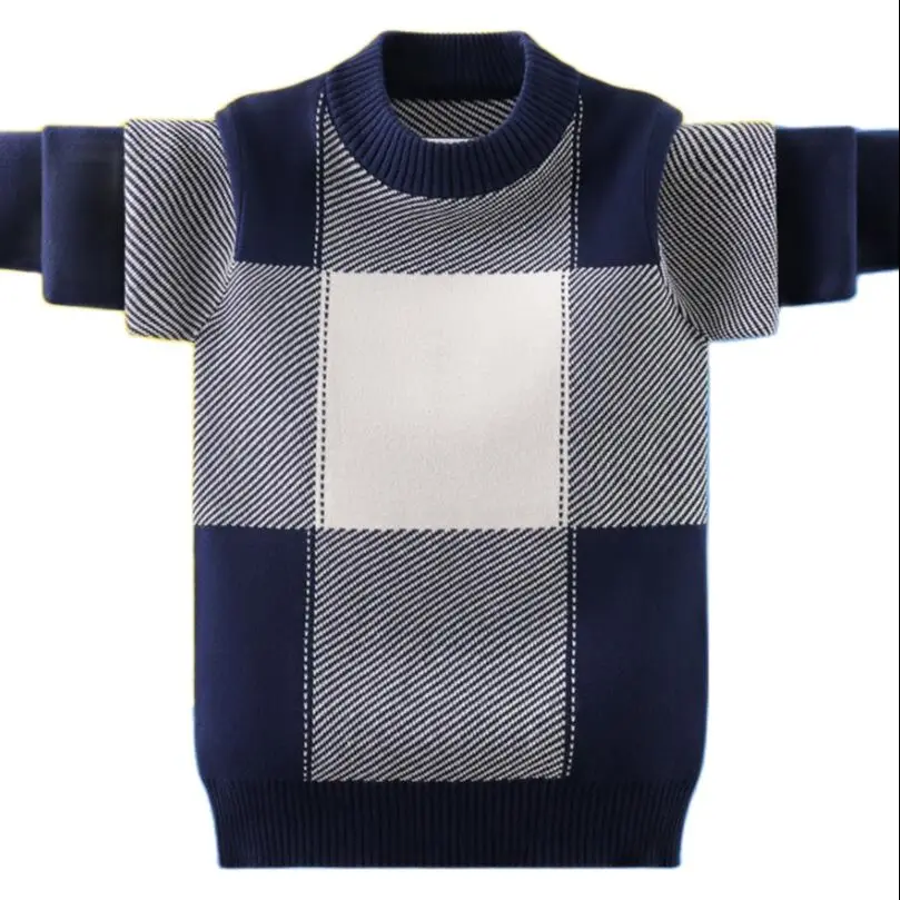 

100% cotton Boys sweaters high quality long sleeve O-neck soft shirt youth bottoming shirt fashionable children outwear jackets