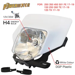 For Husqvarna 701 Motorcycle Headlight Plate Enduro TE 300 250 TC FC FE 125-500 Pit Bike Supermoto Headlamp Motocross Headlights