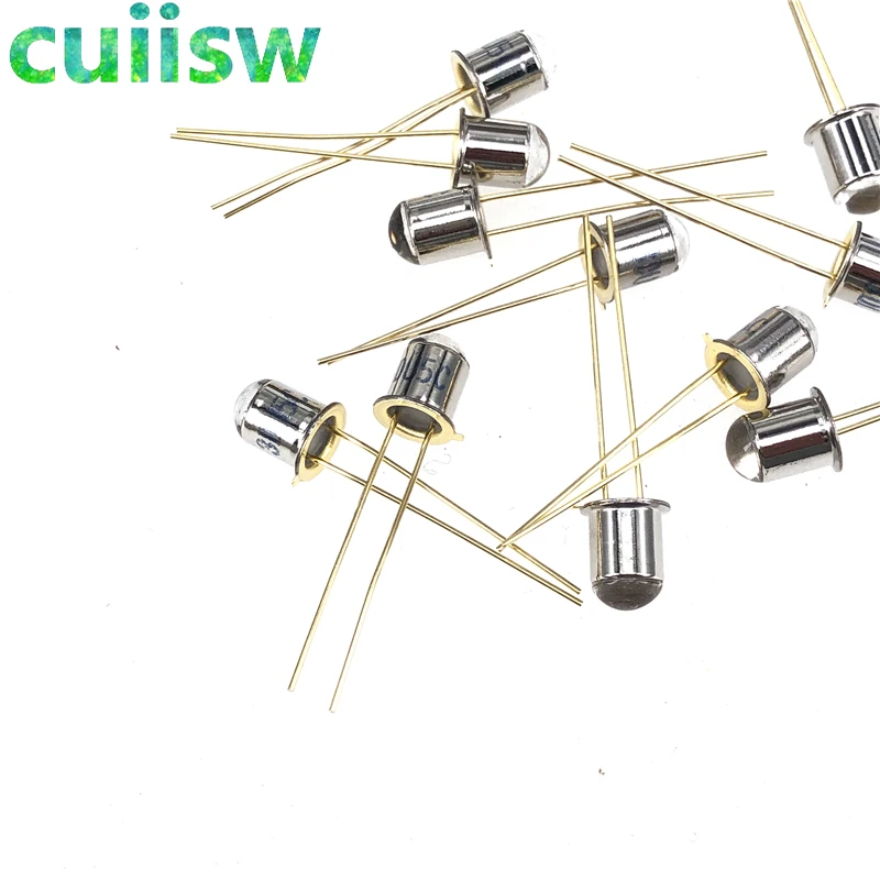 5 pcs 3DU5C Silicon Phototransistor Transistor 2-feet Metal Package