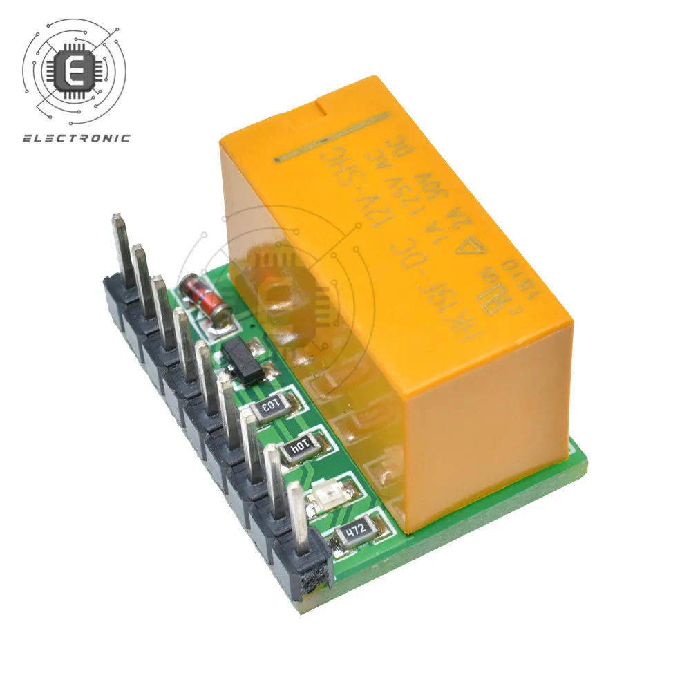 1PC Mini DC 5V 12V DPDT Double Pole Double Throw Relay Module Switch Board Signal Relay Electromagnetic Relay