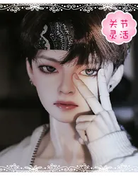 Hwayoung BJD Ball Jointed Doll 1/3 Handsome Free Eyes Resin Figures Gift Toys Optional full set