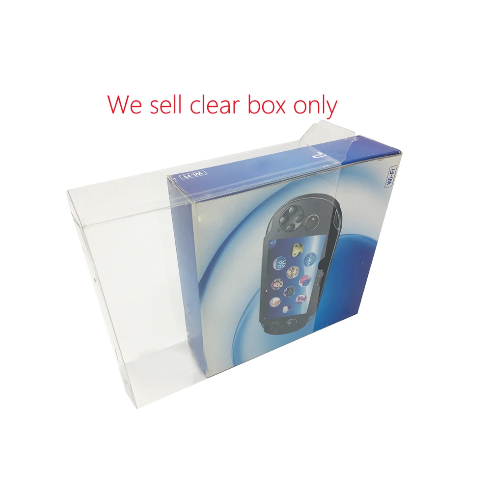 Transparent Clear storage cover for PSV1000 For PS Vita  game console Collection Display  Protective Box