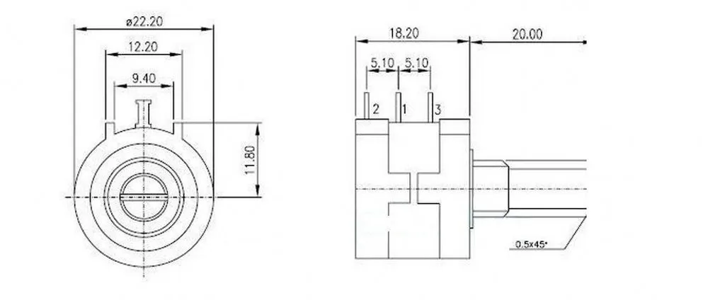 10PCS 3590S Multiturn Potentiometer 500 1K 2K 5K 10K 20K 50K 100K ohm Potentiometer Einstellbarer Widerstand 3590 102 202 502 103 – Detail 2