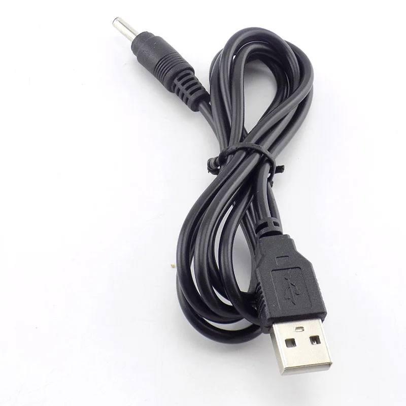 3,5mm Mirco USB Ladekabel Netzteil Adapter Ladegerät Taschenlampe für Kopf lampe Taschenlampe licht 18650 Akku E14