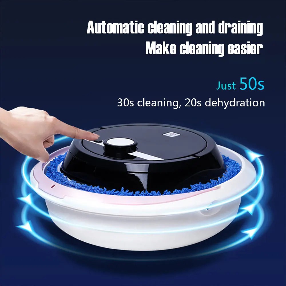 Professional Intelligent Home Rechargeable Electric Automatic Smart Wireless Cordless Robot Vacuum Cleaner Sweep Drag Suction