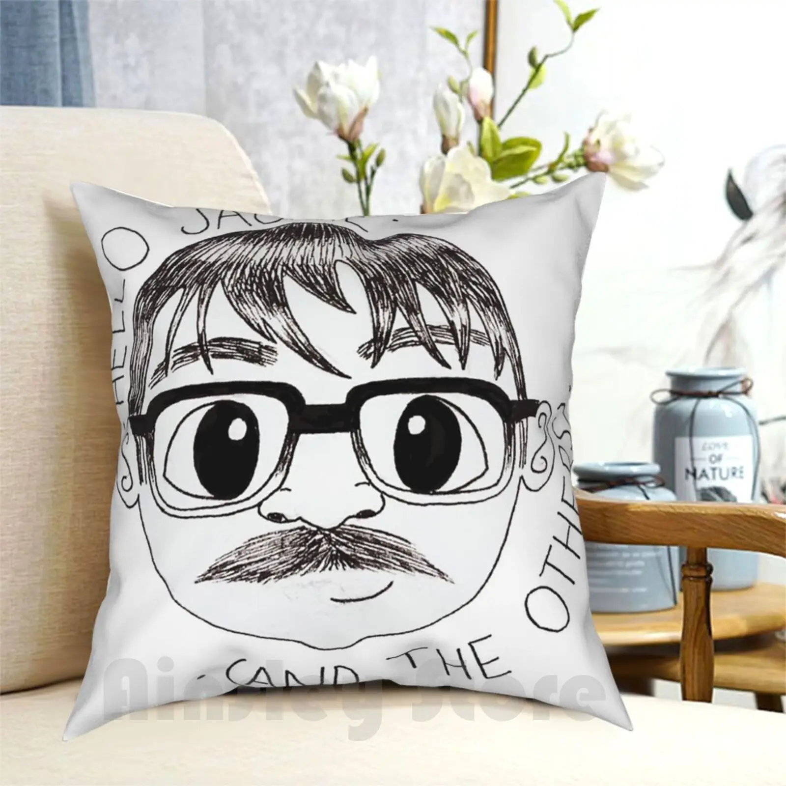 Hello Jackie! Friday Night Dinner Pillow Case Printed Home Soft Throw Pillow Friday Night Dinner Jim Friday Night Dinner