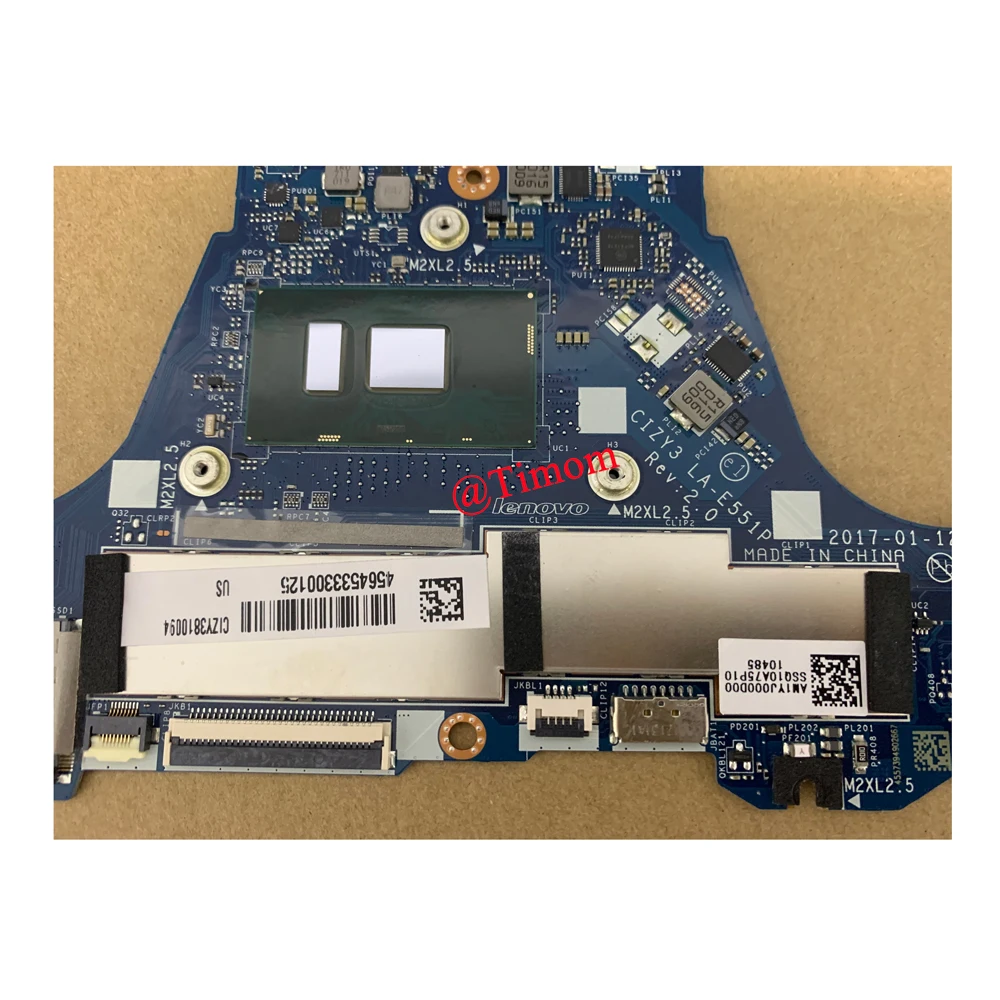 5B20N67931 5B20N67805 Laptop Integrated Motherboard LA-E551P for Lenovo Ideapad Yoga 720-13IKB 80X6 CPU I5-7200 UMA 8G