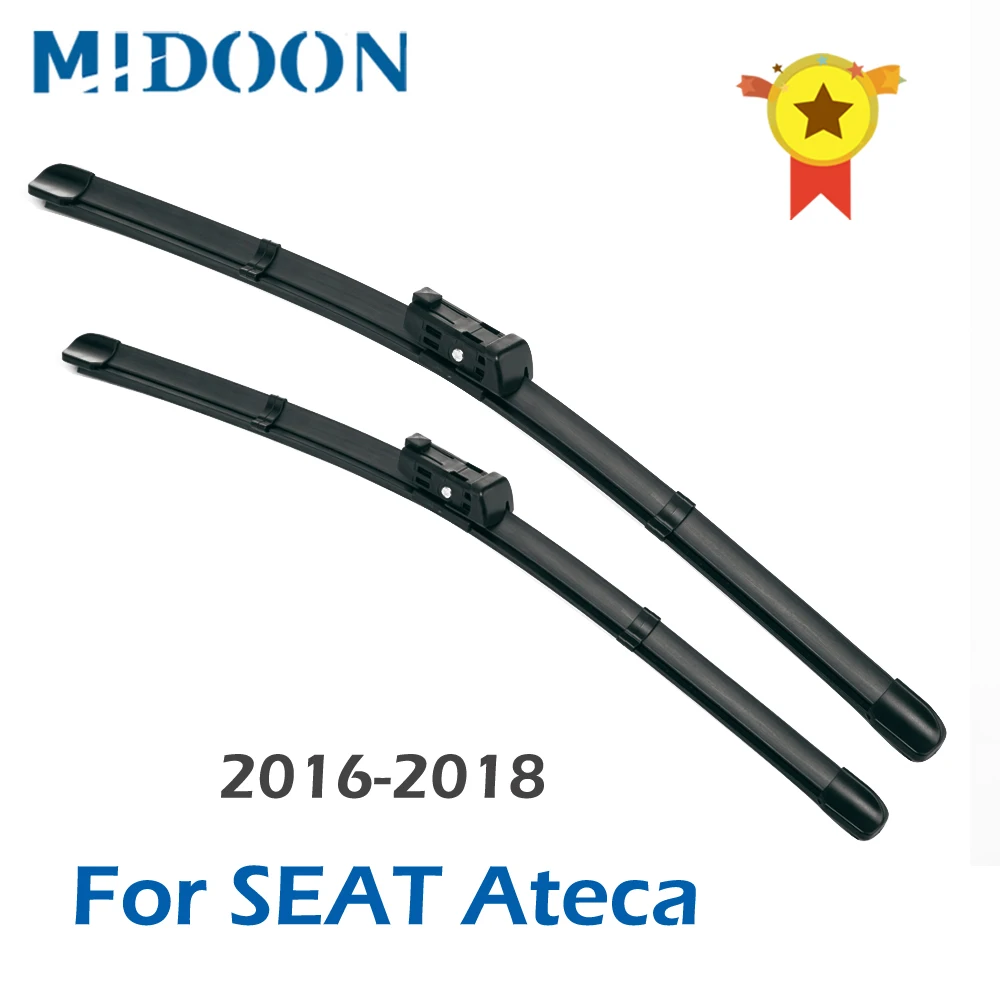 MIDOON pisau Wiper untuk kursi Ateca Fit tombol tekan lengan 2016 2017 2018