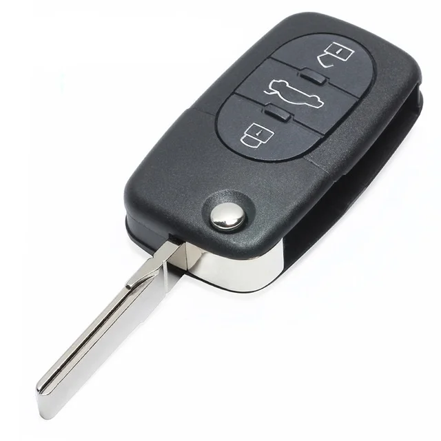 KEYECU 3 Buttons 433MHz Remote Key Control Fob 4D0 837 231 K / 4D0 837 231 A / 4D0 837 231 N For Audi A3 A4 A6 A8 TT