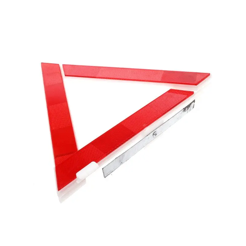 Car Emergency Breakdown Triangle Reflective Safety Hazard Red Warning Sign