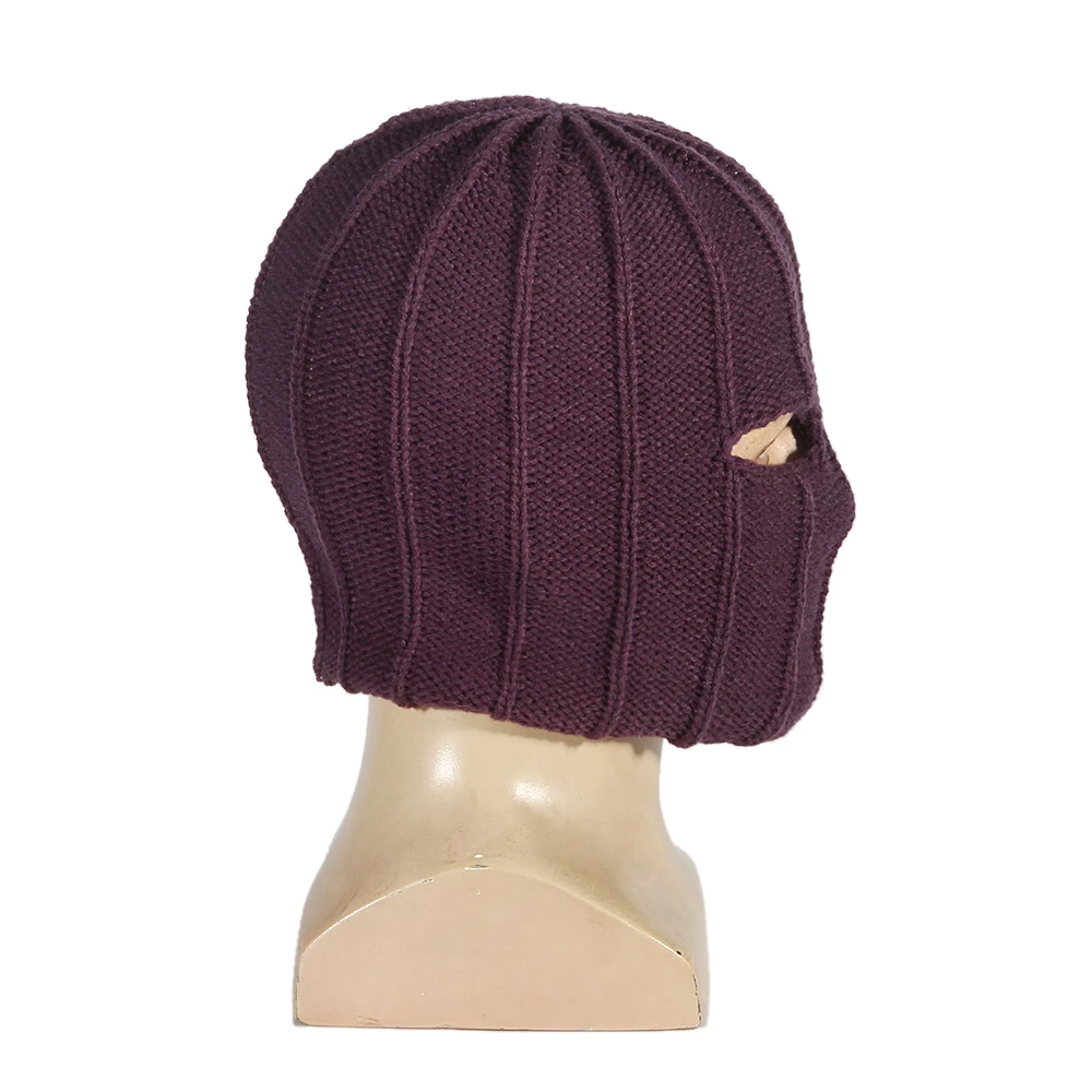 Helmut Zemo Cosplay Mask Baron Zemo Headgear Knit Type Soft Warm Zemo Cosplay Props