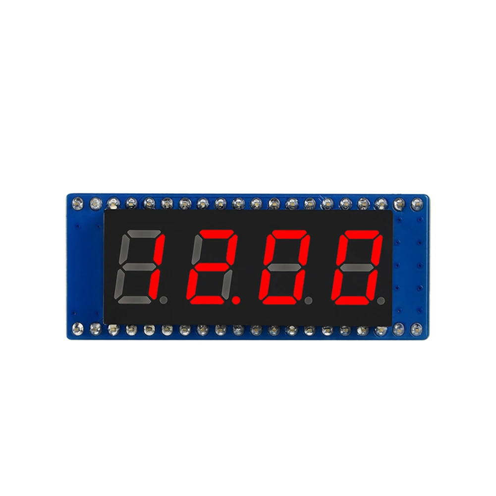 Waveshare 4-Digit 8-Segment Display Module Embedded 74HC595 Driver SPI-compatible Easy to drive for Raspberry Pi Pico