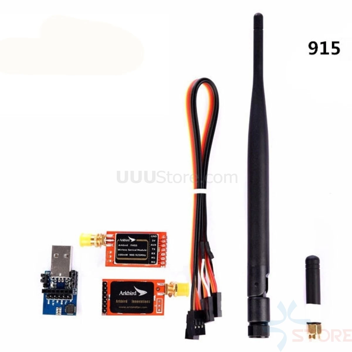 

Arkbird Ground Control Station 915MHz 915 Serial Module 100mW RC Aircraft Data Transmission Module