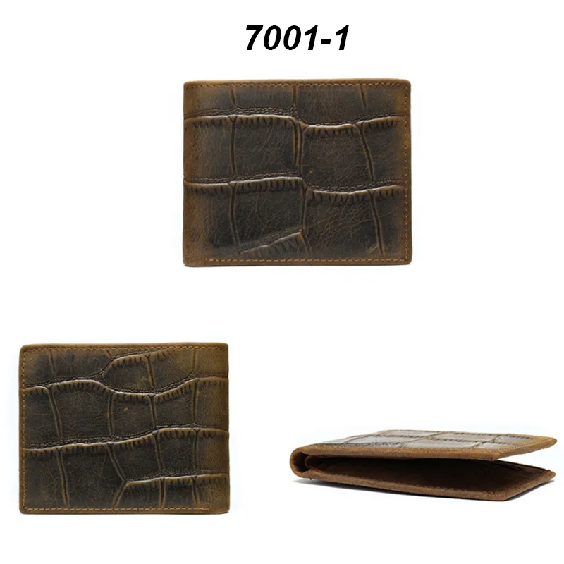 MVA Alligator Purse Men\'s Wallets Genuine Leather Purse For Mens Wallets Luxury Short Wallet Men Slim Crocodile Men Coin Purse