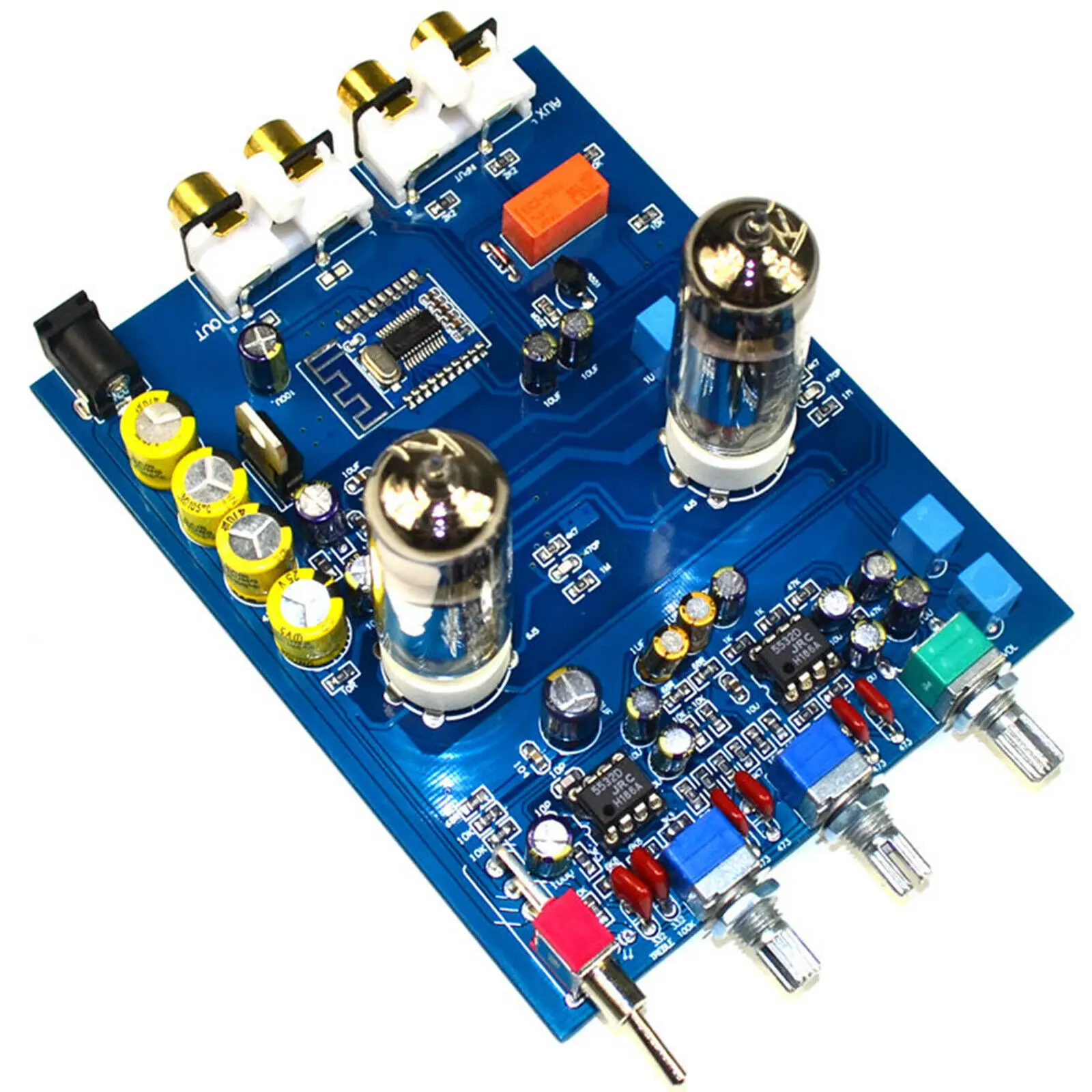 

Собранная трубка JRC5532 6J5 4,2 Bluetooth тональная плата HIFI DC12V 2A усилитель