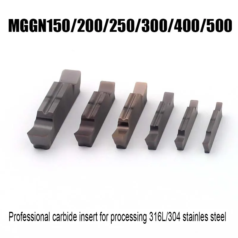 MGGN150 MGGN200/250/300/400/500 Turning tool carbide inserts Lathe turning cutting tools specialize in Stainless steel or steel