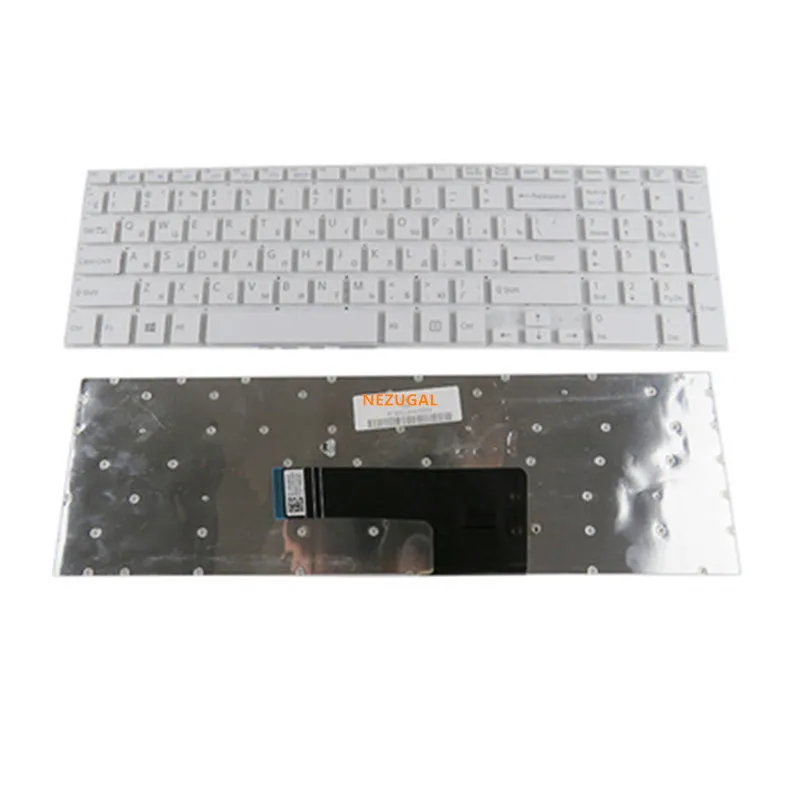 RU New for sony for Vaio SVF15 SVF152 FIT15 SVF151 SVF153 SVF1541 SVF15E Replace laptop keyboard Russian white black