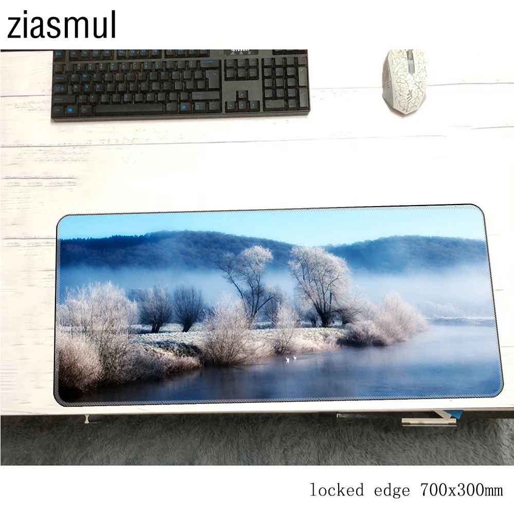 Winter Earth padmouse home accessory 900x400x2mm mouse pad gaming enterprise esports Popular mats keyboard mouse mat gamer