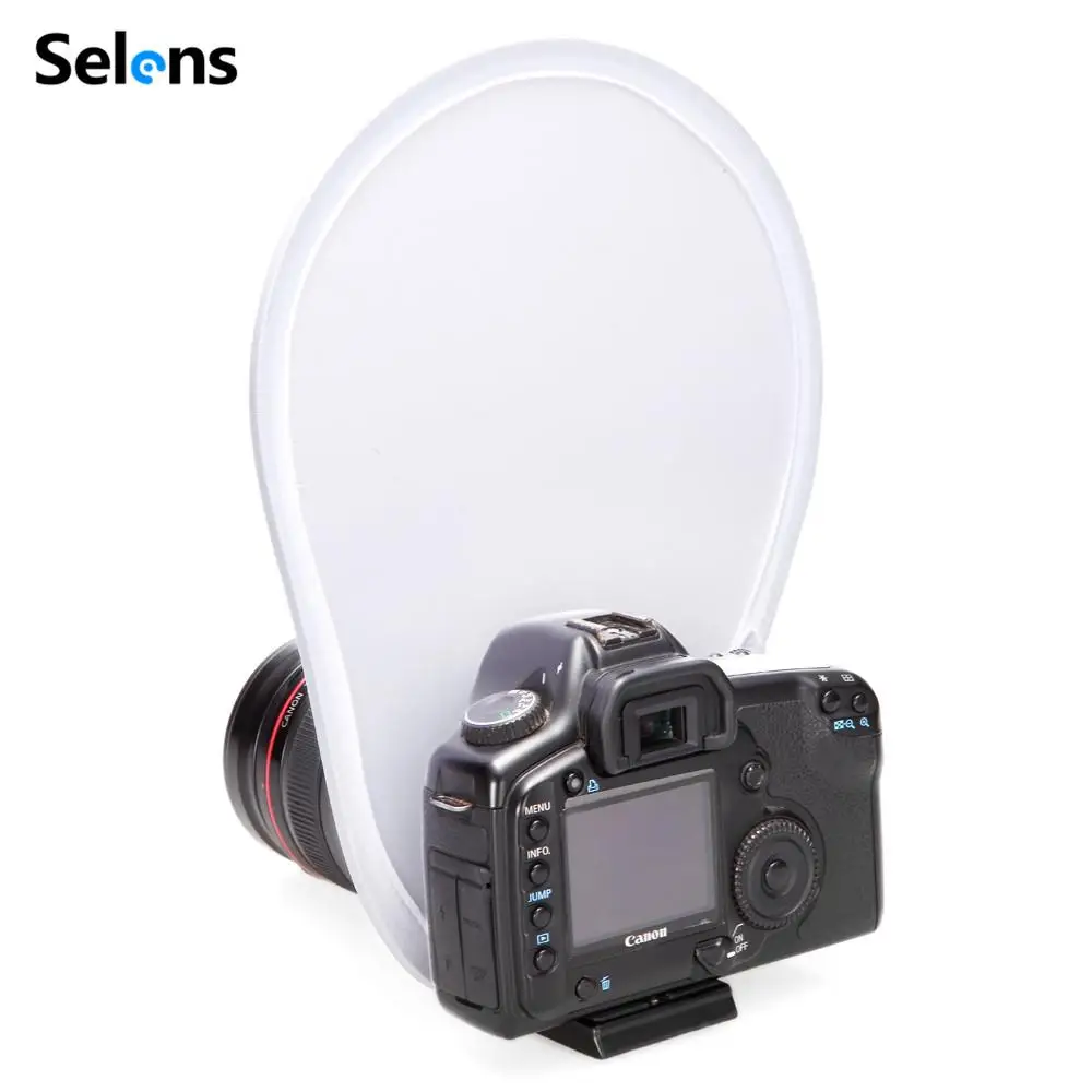 Meking การถ่ายภาพแฟลชเลนส์ Diffuser Reflector แฟลช Diffuser Softbox สำหรับ Canon Nikon SONY Olympus DSLR กล้องเลนส์