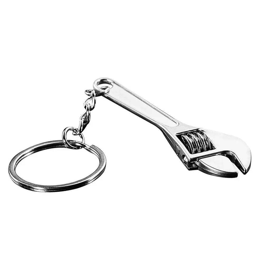 Car Key Rings Creative Tool Style Wrench Spanner Key Chain Car Bag Keyring Metal Keychain Gift