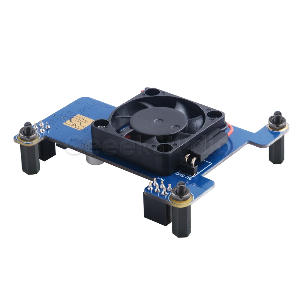 Raspberry Pi PoE HAT Module Power-Over-Ethernet Expansion Board with Cooling Fan 30x30x7mm for RPI 4B / 3B+