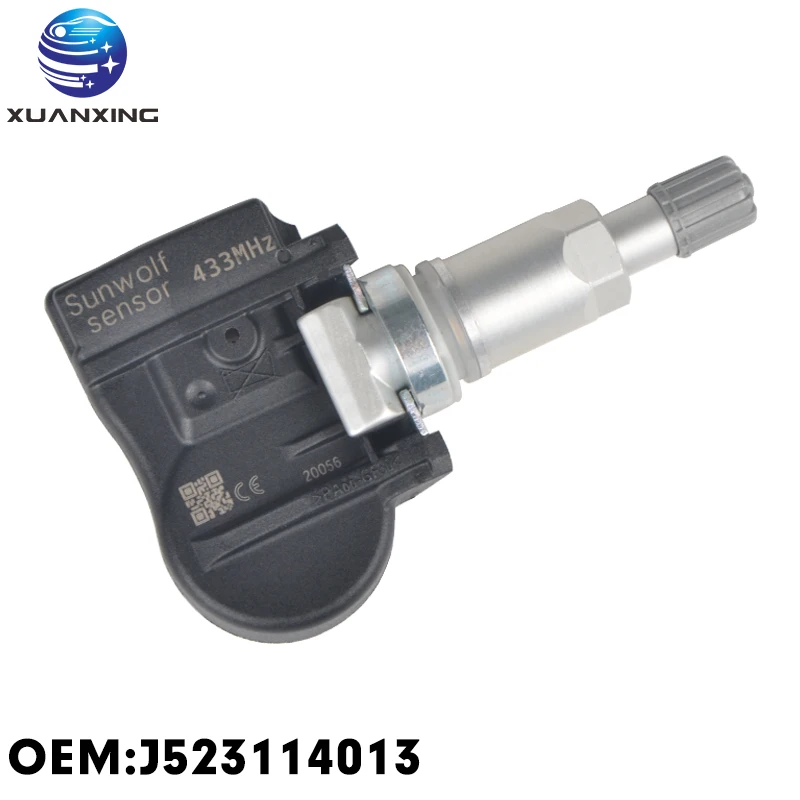 J523114013 Tire Pressure Sensor Monitoring System 433MHz TPMS For 2016/01-2018/06 Chery Tiggo 3 Tiggo 5 S180052058B