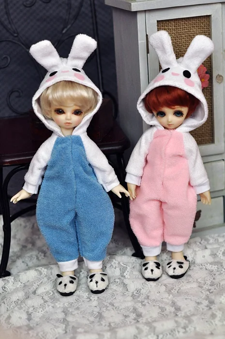 

1/6 scale BJD doll clothes Cute rabbit pajamas for BJD/SD accessories YOSD.Not included doll,shoes,wig and other A0899